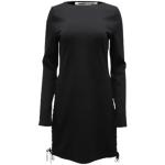 Casual Zwarte Jersey Alexander McQueen Geweven Mini jurken  in maat L met Lange mouwen Mini in de Sale voor Dames 