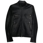 Vintage Zwarte Polyester Balenciaga Biker jackets  in maat M in de Sale voor Heren 