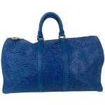 Vintage Blauwe Louis Vuitton Reistassen in de Sale 