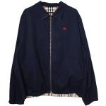 Vintage Blauwe Polyester Burberry Reversible jackets  in maat L in de Sale voor Dames 