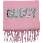 Vintage Roze Gucci Damessjaals  in Onesize in de Sale 