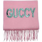 Vintage Roze Gucci Damessjaals  in Onesize met Sequins 