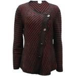 Vintage Rode Wollen All over print Sweatshirts met print  in maat L in de Sale voor Dames 