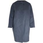 Klassieke Blauwe Wollen Prada Cocoon coats  in maat XL in de Sale voor Dames 