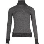 Vintage Zwarte Wollen Chanel Metallic Sweatshirts  in maat XS Metallic in de Sale voor Dames 