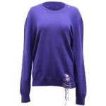 Vintage Paarse Wollen Maison Margiela Sweatshirts  in maat XL voor Dames 