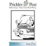 Prickley Pear Klemstempels 6,3 x 2 cm Vintage Cadillac, Acryl, Veelkleurig, 5,4 x 4,5 x 0,1 cm