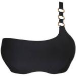 Sexy Zwarte Polyamide PrimaDonna Bandeau bikini's One Shoulder asymmetrische voor Dames 