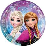 Multicolored Kartonnen Frozen Elsa Wegwerpservies 8 stuks 