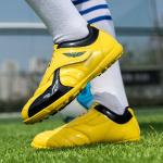 Gouden Rubberen Antislip Turf voetbalschoenen  in Grote Maten voor Meisjes 
