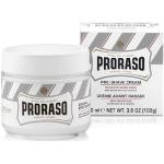 Crèmewitte Proraso Pre-Shave Producten met Vitamine E voor Heren 