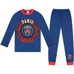 Blauwe Paris Saint Germain All over print Kinderpyjama's met print voor Jongens 