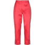 Flared Rode Linnen High waist PT Torino Regular jeans  in maat XXL voor Dames 