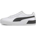 PUMA Carina L ,Lage sneakers , Dames , Wit (Puma White-Puma Black-Puma Silver),42 EU