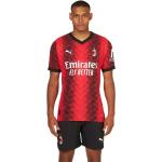 Rode Polyester A.C. Milan All over print Italiaanse clubs Ronde hals  in maat S 