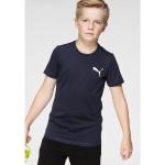 Blauwe Puma Active Kinder T-shirts  in maat 140 voor Jongens 