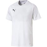 Witte Jersey Puma Ademende Voetbalshirts V-hals  in maat S voor Heren 