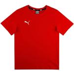 Rode Puma teamGOAL Kinder T-shirts  in maat 152 voor Jongens 