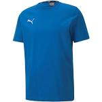 Blauwe Puma teamGOAL Kinder T-shirts  in maat 152 voor Jongens 