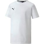 Witte Puma teamGOAL Kinder sport T-shirts  in maat 116 voor Jongens 