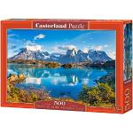 Multicolored Castorland 500 stukjes Legpuzzels met motief van Europa 