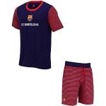 Marine-blauwe FC Barcelona Pyjamabroeken  in maat L voor Heren 