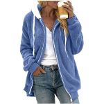 Blauwe Fleece Tussenjassen  voor de Herfst  in maat XL voor Dames 