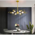 Moderne Gouden Dimbare E27 Bloemen Verstelbare hanglampen Sputnik 
