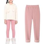 Casual Roze Fleece Kinder thermokleding voor Meisjes 