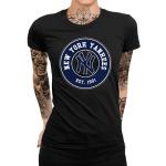 New York Yankees All over print T-shirts met opdruk  in maat S voor Dames 