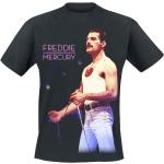 Queen T-shirt - Freddie Mercury - Mic Photo - S tot XXL - voor Mannen - zwart