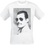 Queen T-shirt - Freddie Mercury - Sunglasses - S tot XXL - voor Mannen - wit