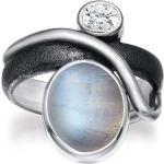 Zilveren Zilveren Ring met parels voor Dames 