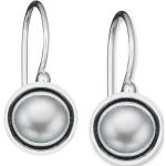 Witte Zilveren Parel oorbellen voor Dames 