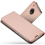 Roze Krasbestendig Motorola Moto G5 hoesjes 2017 type: Flip Case 