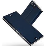 Blauwe Sony Xperia XZ Premium hoesjes type: Wallet Case 