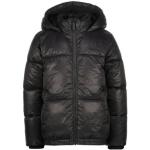 Zwarte Nylon RAIZZED Gewatteerde Lange kinder winterjassen  in maat 104 in de Sale voor Meisjes 