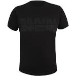 Zwarte Rammstein T-shirts met opdruk  in maat XL voor Heren 