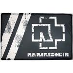 Rammstein Vlag witte balk zwart, officiële band merchandise vlag