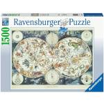 Ravensburger 1.500 stukjes Legpuzzels  in 1500 st met motief van Wereldkaart voor Kinderen 