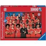 Ravensburger Puzzle 17127 - FC Bayern Saison 2022/2023-1000 Teile FC Bayern München Puzzle für Erwachsene und Kinder ab 14 Jahren