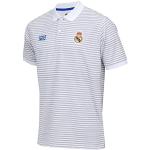 Witte Real Madrid Poloshirts  in maat S met motief van Madrid voor Heren 