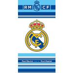 Blauwe Polyester Real Madrid Strandlakens  in 70x140 met motief van Madrid 