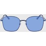 Azuurblauwe Metalen Calvin Klein Zonnebrillen  in maat M voor Dames 