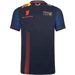 Marine-blauwe Castore Formule 1 T-shirts  in maat L voor Heren 