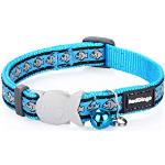 Red Dingo Reflective Cat Collar, One Size Fits All, Small, turquoise