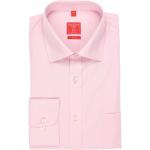 Roze Redmond Overhemden met borstzak kentkraag  in maat L voor Heren 