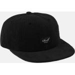 Zwarte Corduroy REELL Geweven Snapback cap  in Onesize voor Heren 