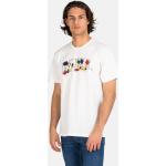 Beige Jersey REELL Geweven T-shirts met opdruk  in maat XL Bio voor Heren 