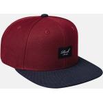 Streetwear Kardinaalrode Acryl REELL Geweven Snapback cap  in Onesize voor Heren 